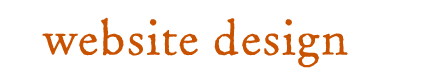 website design